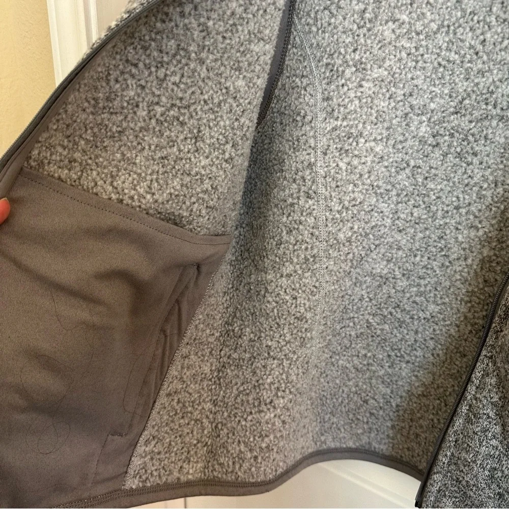 Patagonia gray better sweater, fleece vest full front, zip women’s small - Picture 7 of 14